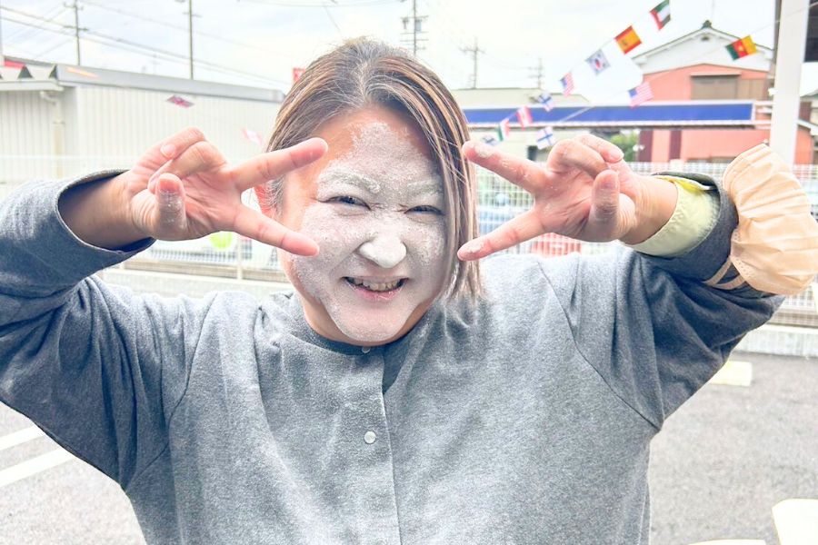 白塗りの施設長