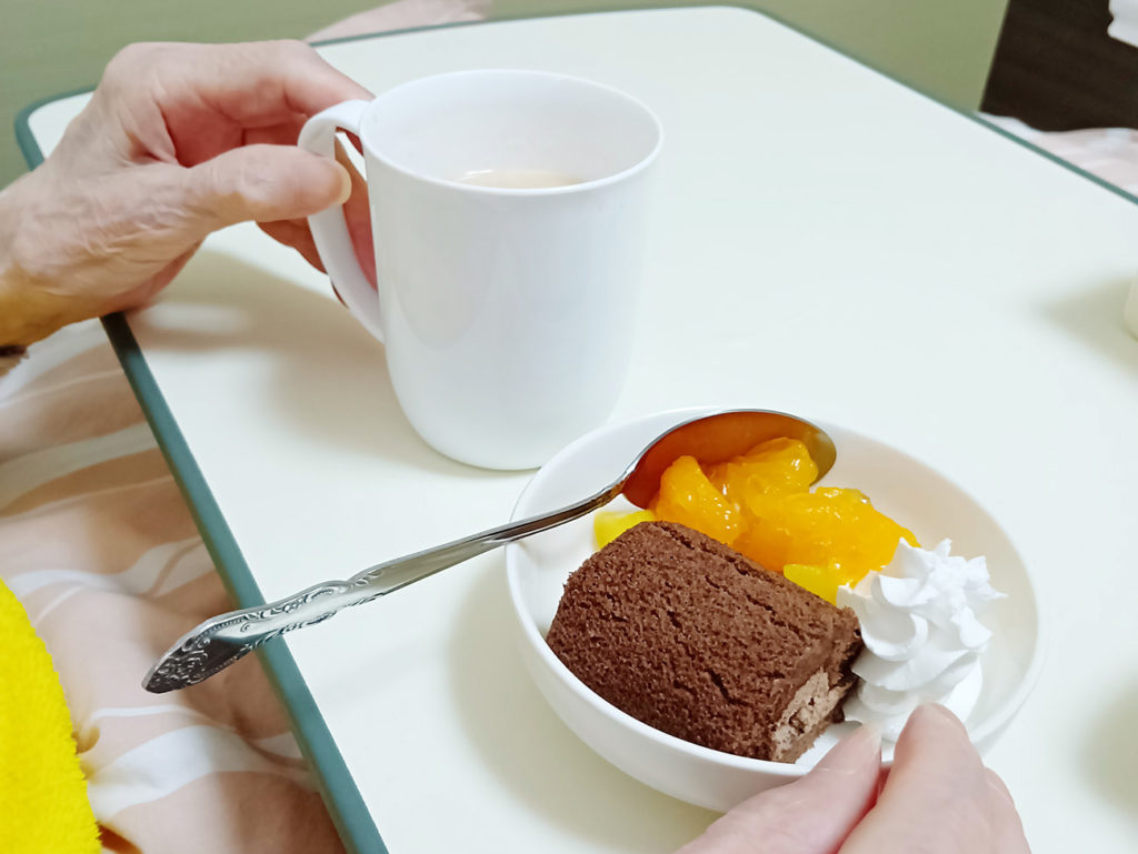 節分の特製デザート